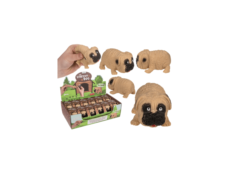 Perro antiestrés, 9 cm para apretar